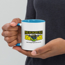 The Hungry Pug Mug with Color Inside